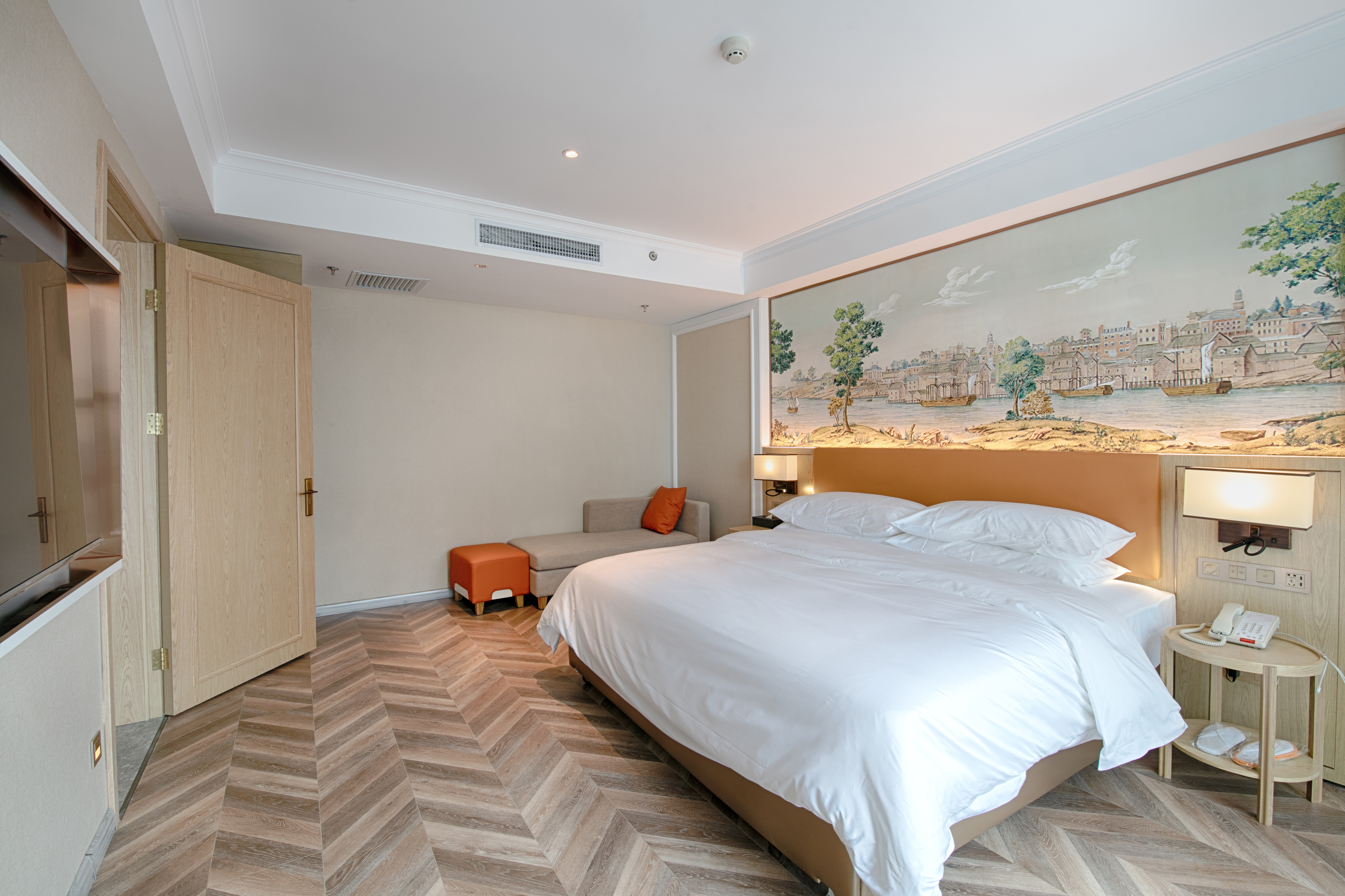 商务套房【手机投屏+深睡床品+会客厅+落地窗】