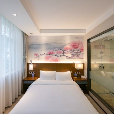 溫馨大床房+空氣凈化裝置 北京天天假日御朗飯店優惠