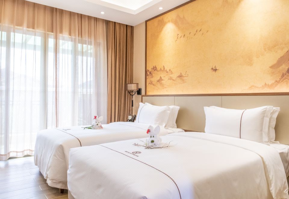 Yuetianxia Hot Spring HotelB-zone Hydrophilic Hot Spring Three Bedroom Villa