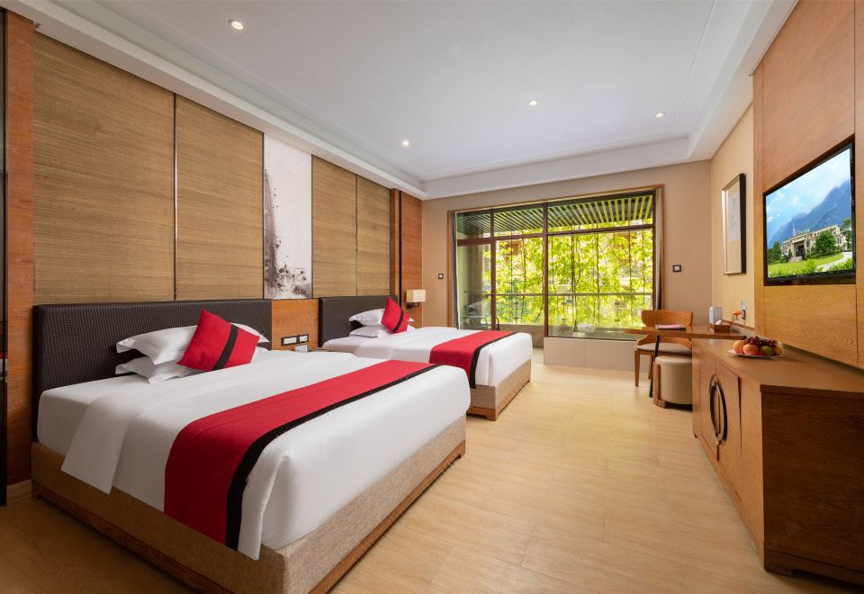 聽泉閣溫泉雙床房|獨立泡池