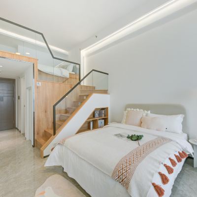 奶茶投影大床房 珠海萬奈公寓飯店（拱北富華里店）優惠