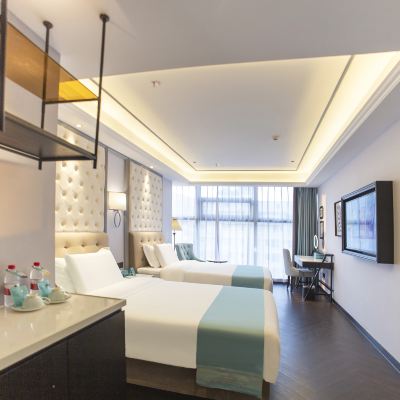 希岸商務雙床房-外窗+零壓記憶枕+智能投屏 希岸酒店（深圳福田上梅林地鐵站店）優惠