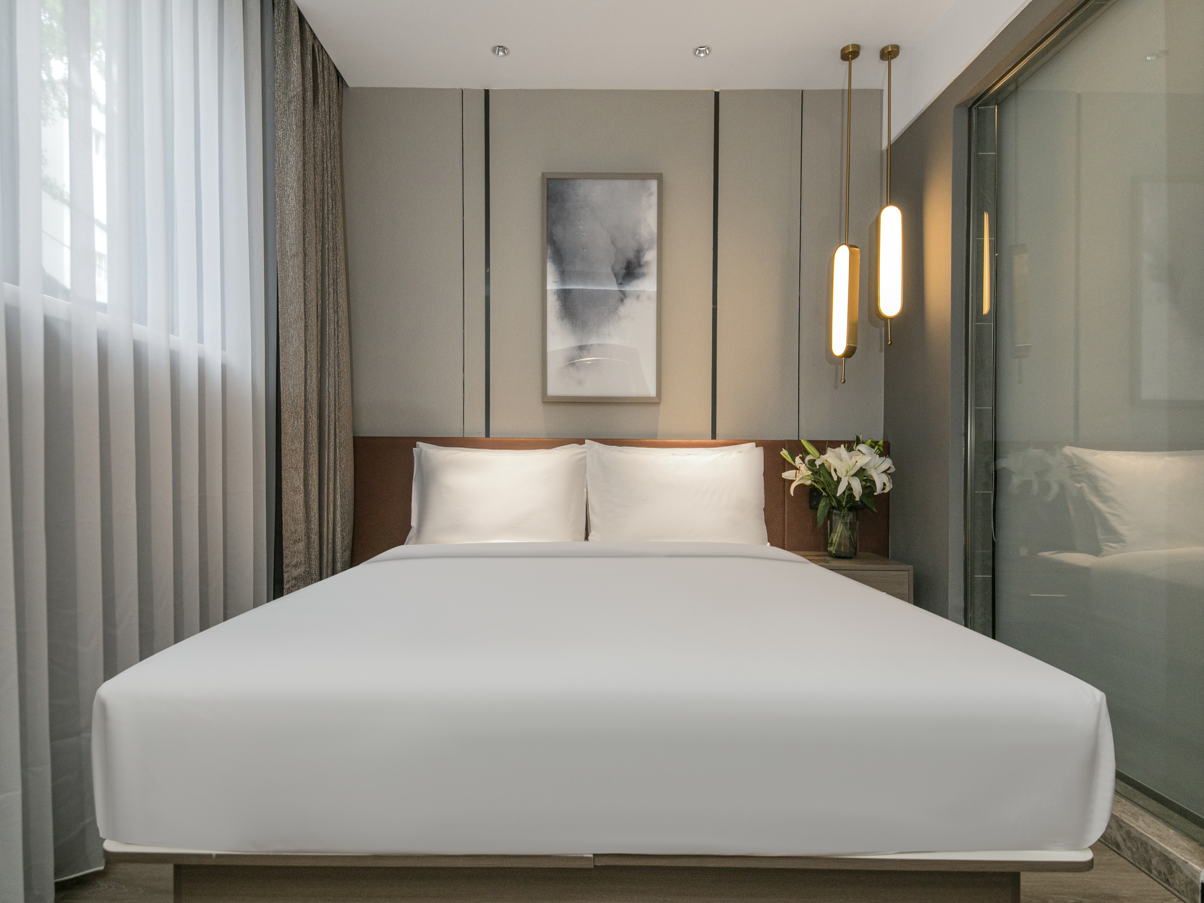 Orange Hotel (Beijing Zhongguancun Software Park)商务大床房（小冰箱+智能客控+手机投屏）