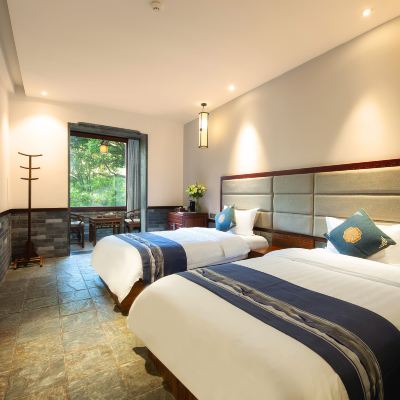 雅緻雙床房 桂林靜觀茗樓度假酒店優惠