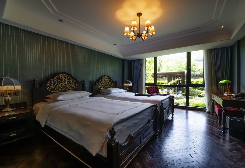 何庄园景双床房