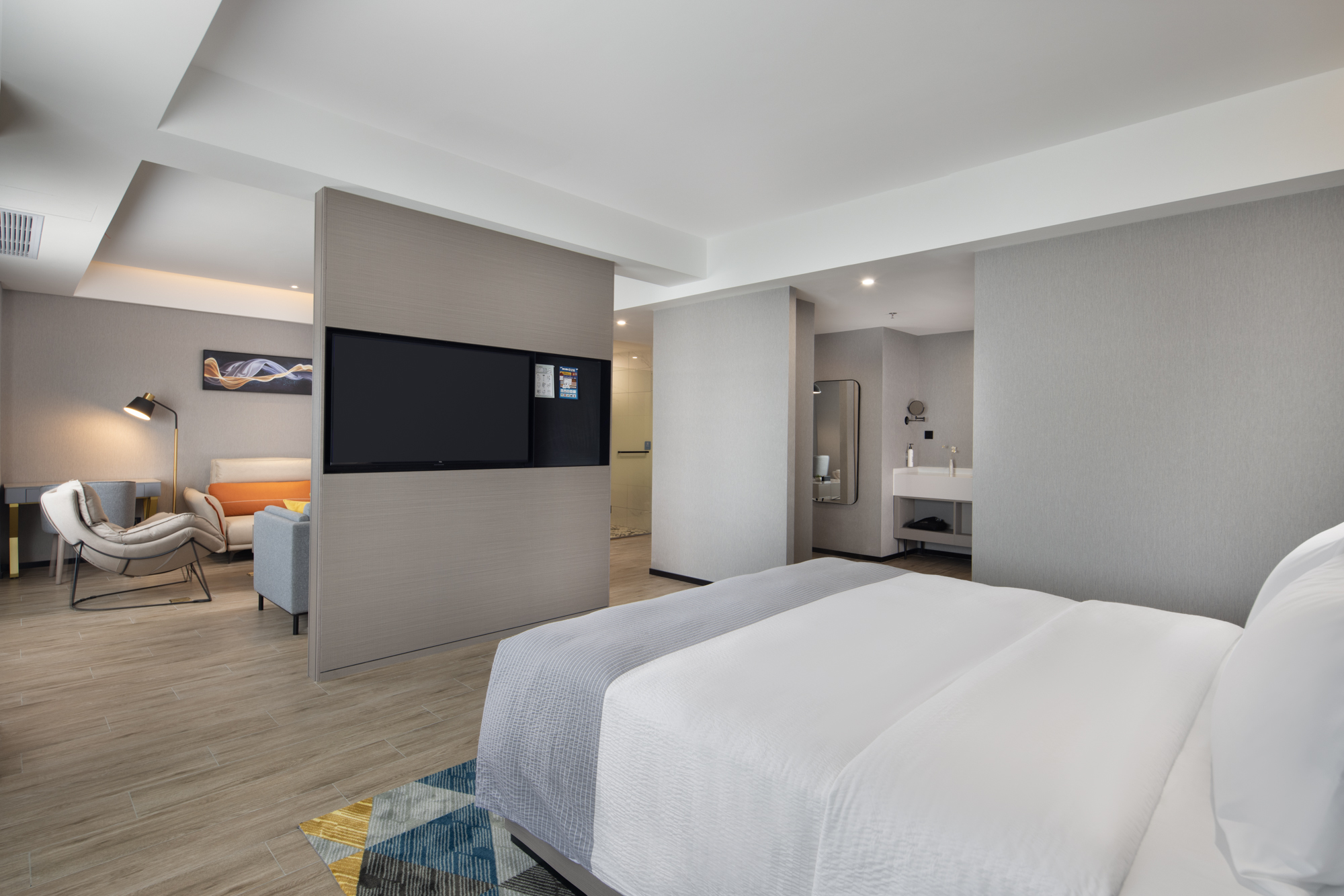 行政套房（智能马桶+Acca Kappa洗护用品+小冰箱）