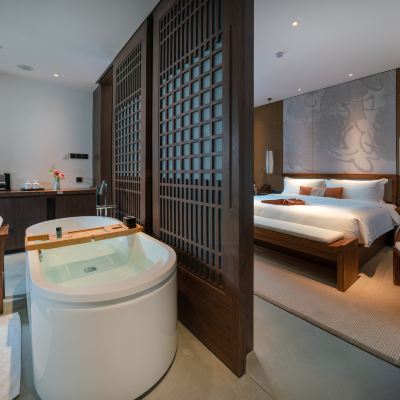 憩雲陽台大床房 青島即墨古城君瀾度假飯店優惠