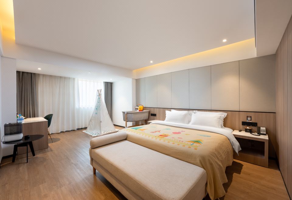 安澜·乐享亲子家庭房【小童帐篷+宝宝摇篮】