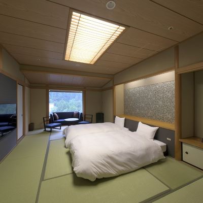 日式房間（12畳+4.5畳）雙床 禁菸 Grandvriohotel海豚溫泉優惠
