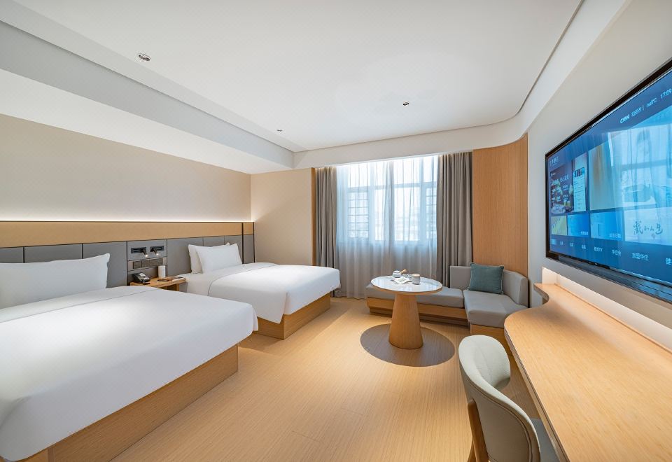 双床房【金可儿床垫+法国精油洗护+拾趣功夫茶具】