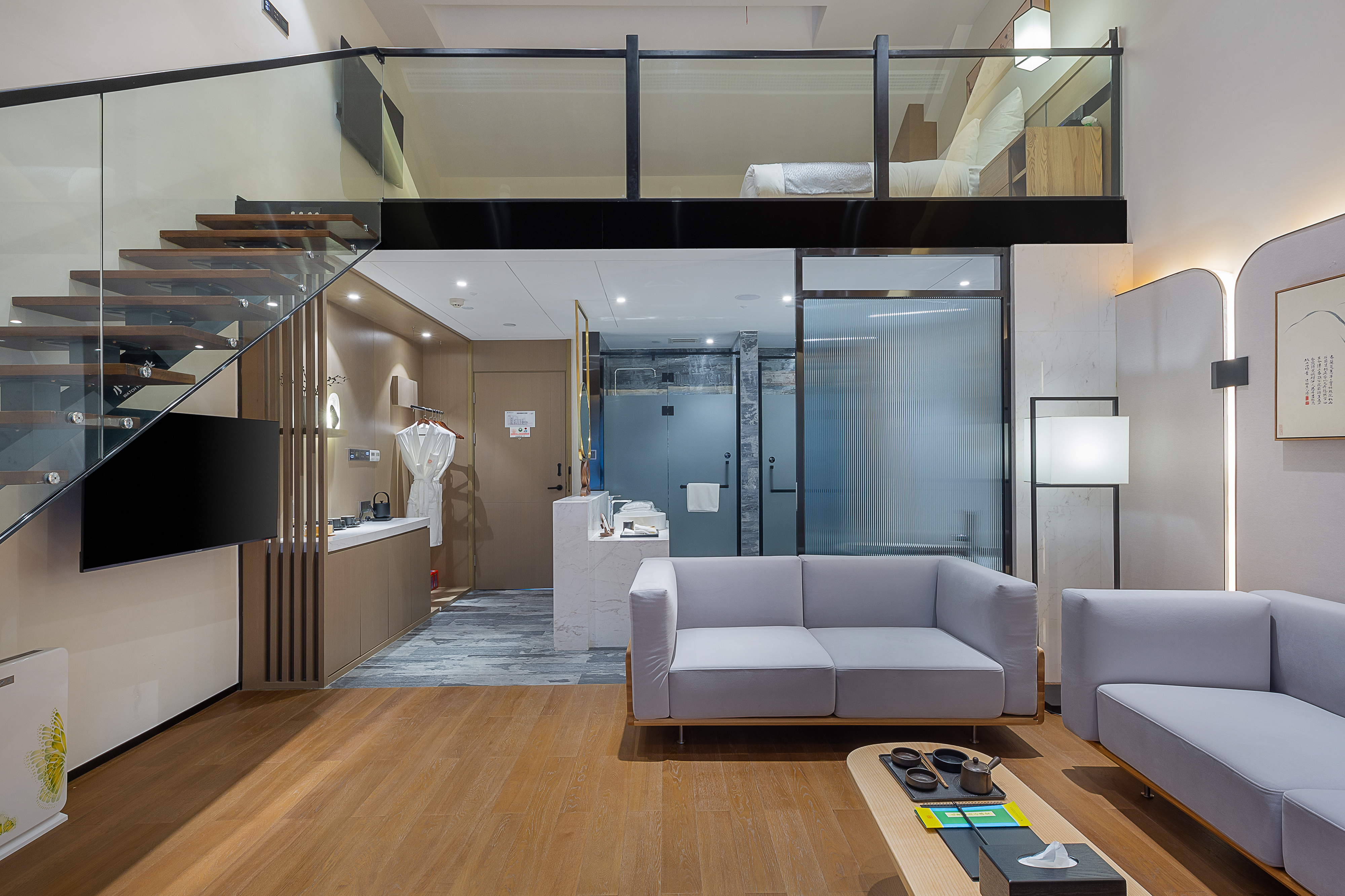 莫彷徨-LOFT泡泡浴大床套房（高端洗护+智能客控）