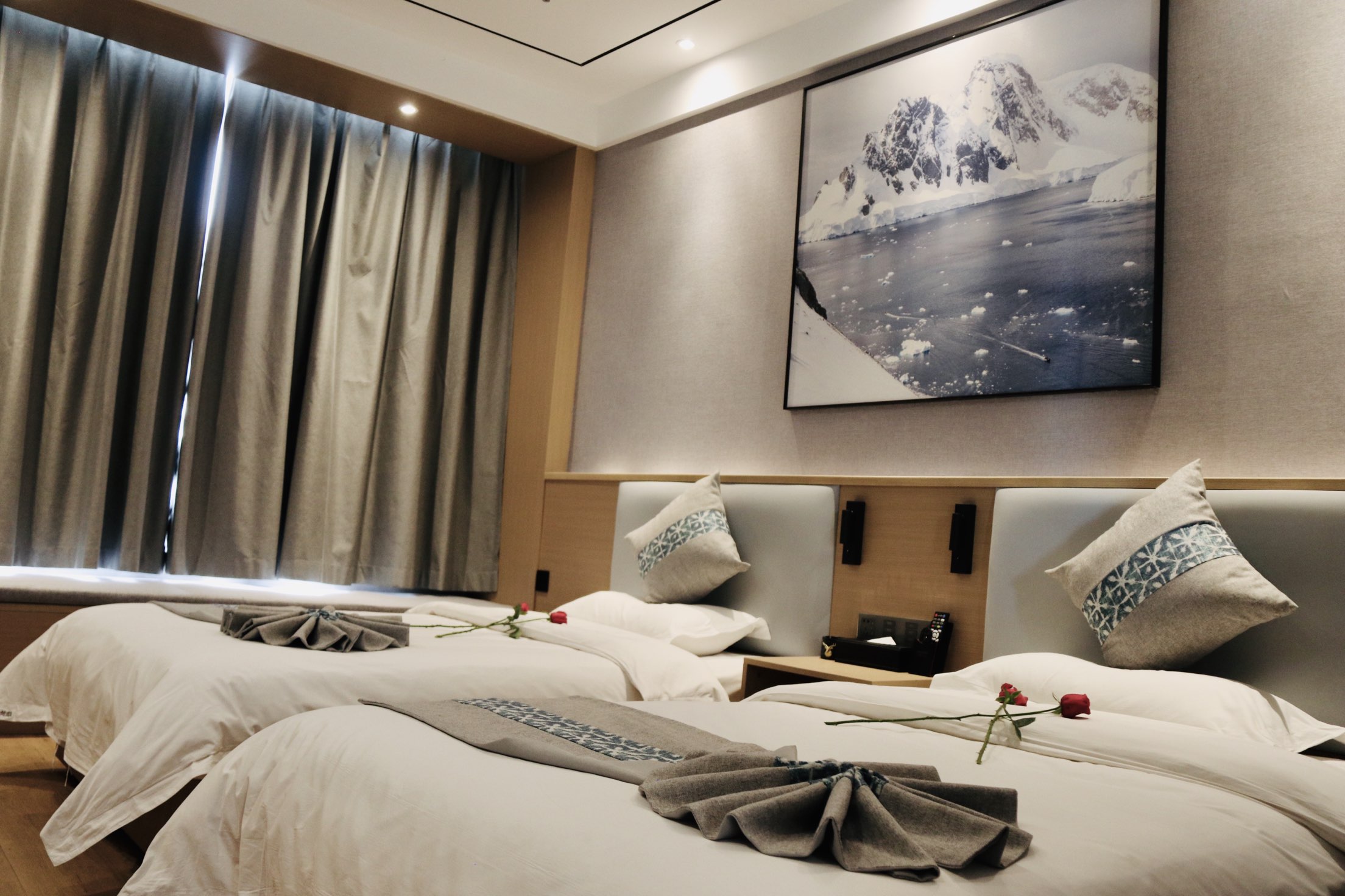 卓达雪山·观景双床房（恒温地暖）