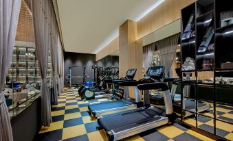 The gym at Hotel Indigo, a residential property in Kuala Lumpur and Malaysia, should be reviewed for grammatical accuracy, clarity, fluency, and coherence at Park Inn by Radisson Beijing Tongzhou Universal Resort