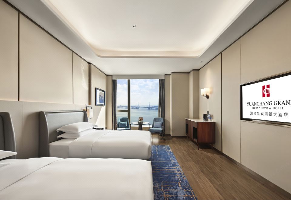 豪华海景双床房