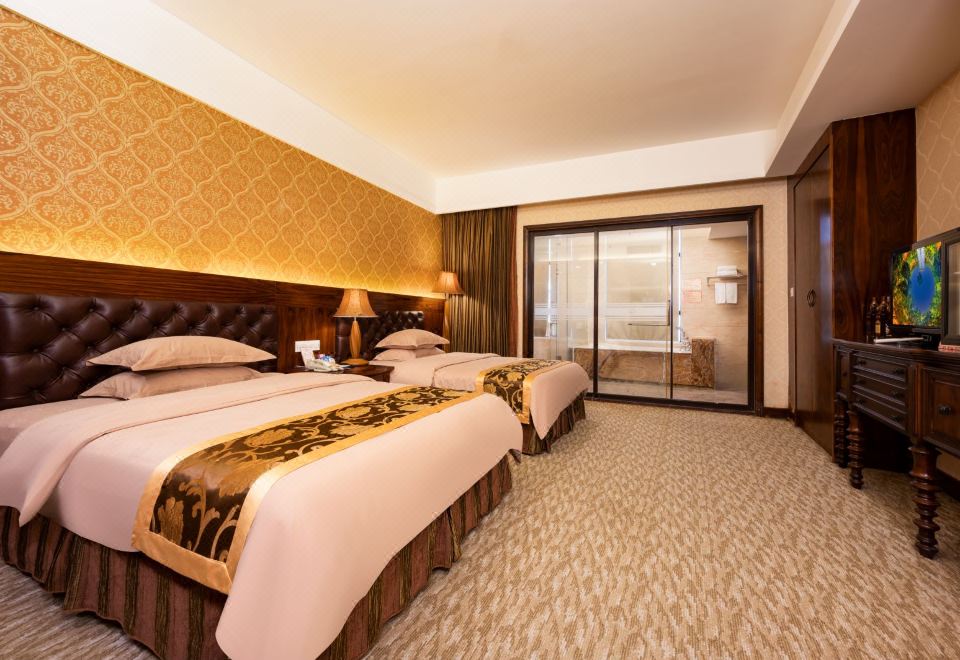 璨圓樓溫泉美式行政雙床房