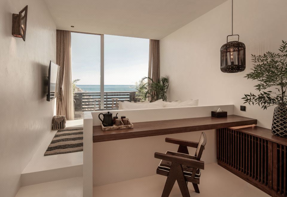 海景?日出露臺大床房