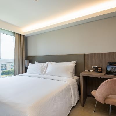 園景一卧室公寓式房 曼谷拉瑪9號美蒂雅酒店優惠