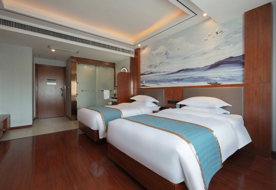 新中式双床房（全身镜+暖气开放）