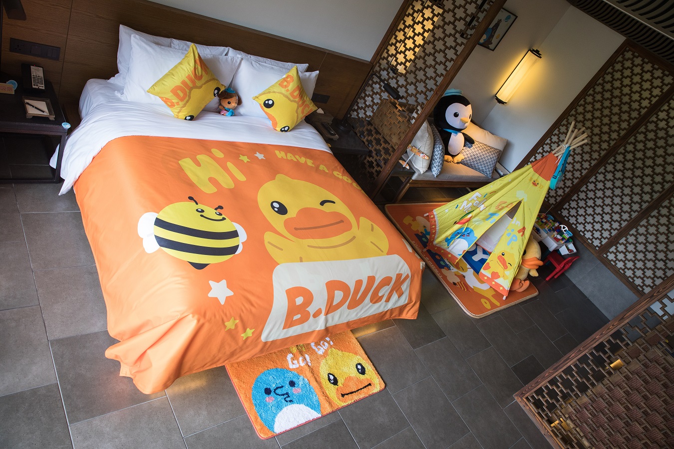 酷盼小黄鸭亲子房丨萌娃帐篷