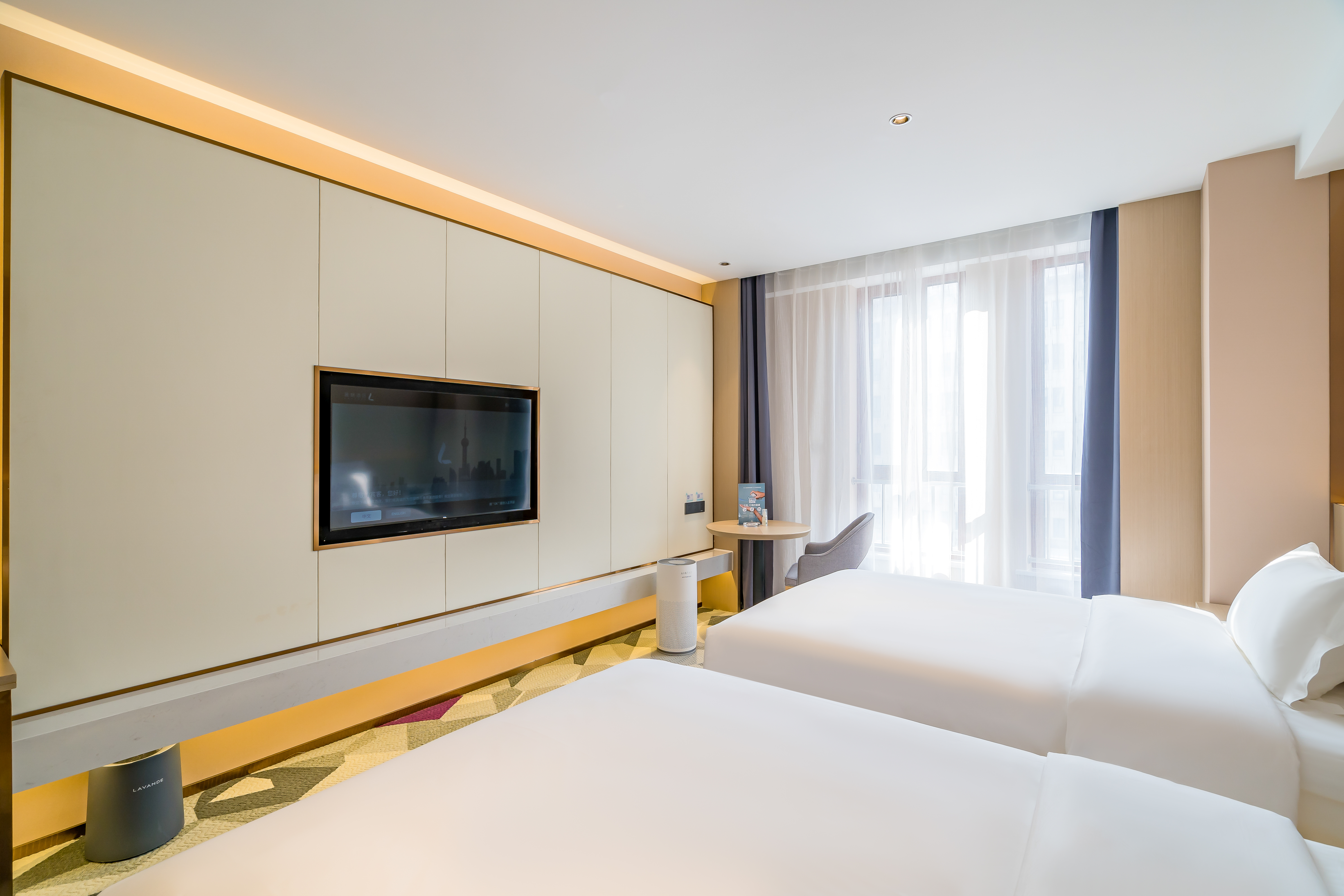 纯净自然双床房（杀菌模块+除蟎仪+空气净化）