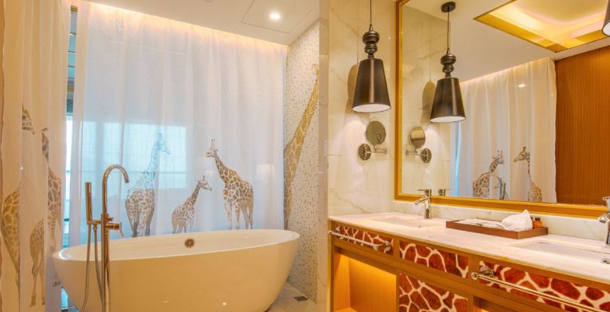 動物景觀家庭房（直麪動物園+上下鋪床）