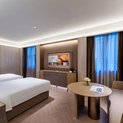 商務雙床房（手機投屏+迷你吧） 桔子水晶上海北外灘酒店優惠