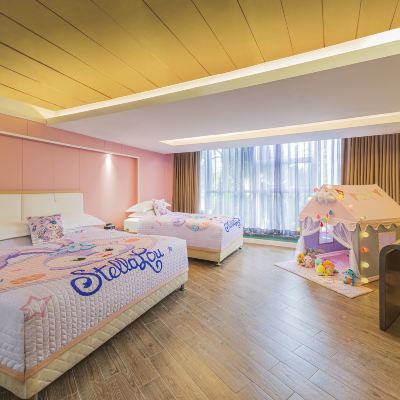 可愛小兔親子房 珠海拱北口岸嘉麗城景酒店優惠