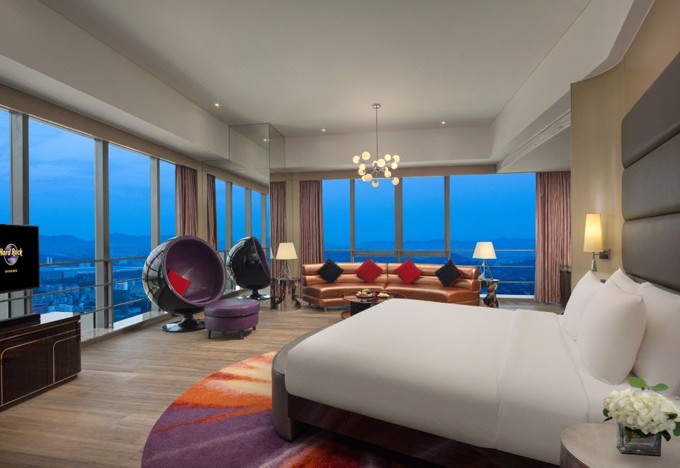 摇滚尊尚全景房（超大圆形浴缸）