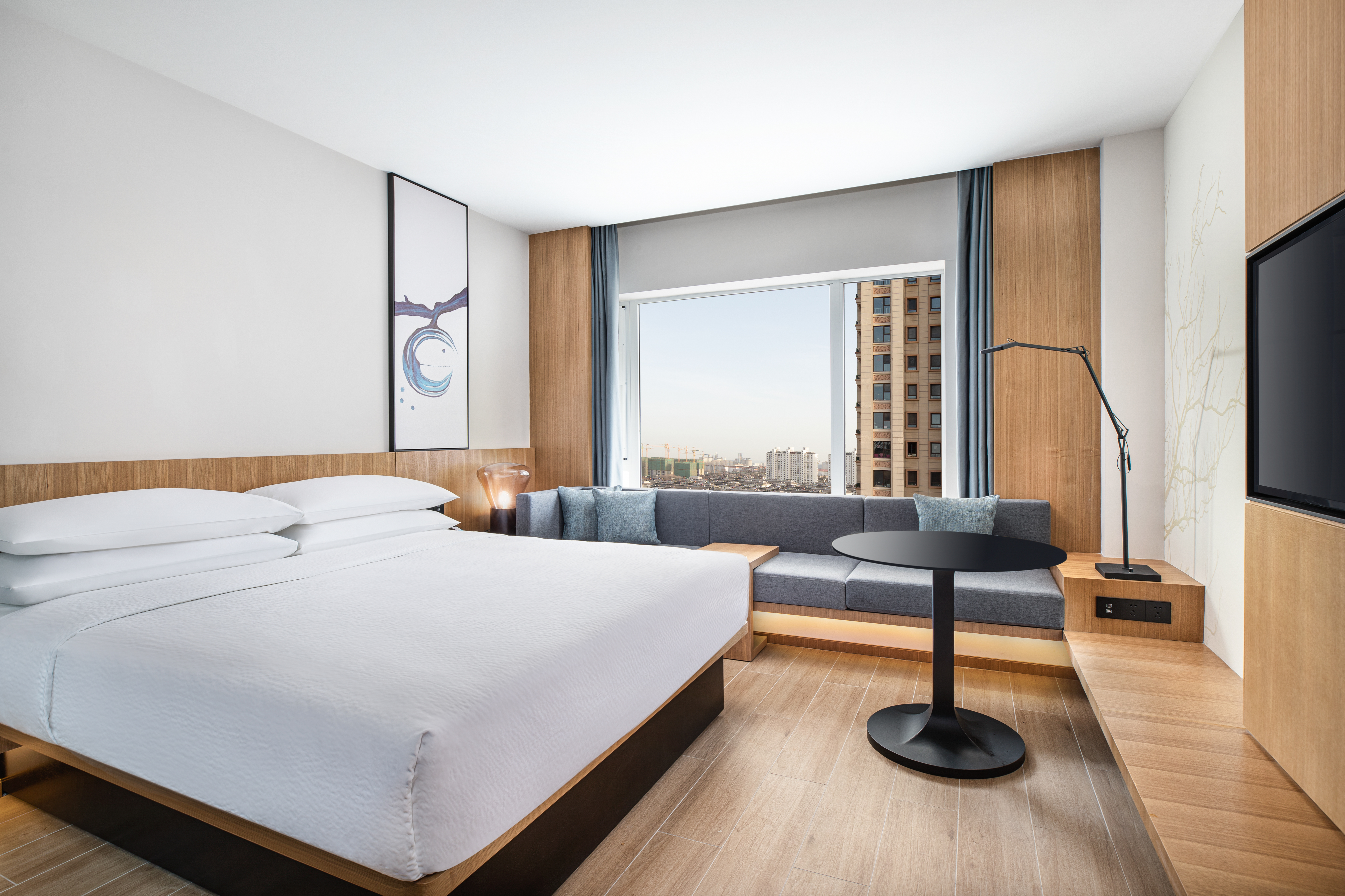 标准大床房（舒达Serta床垫、华夫格Waffle床品）