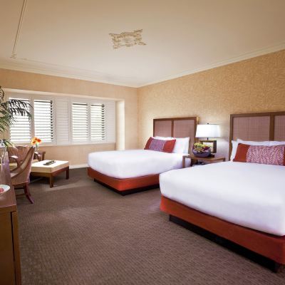行動/聽力無障礙兩張大床房（帶淋浴） 熱帶拉斯維加斯希爾頓逸林飯店優惠