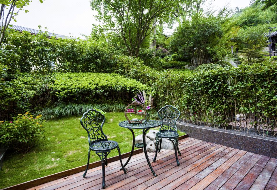 私密庭院双床房