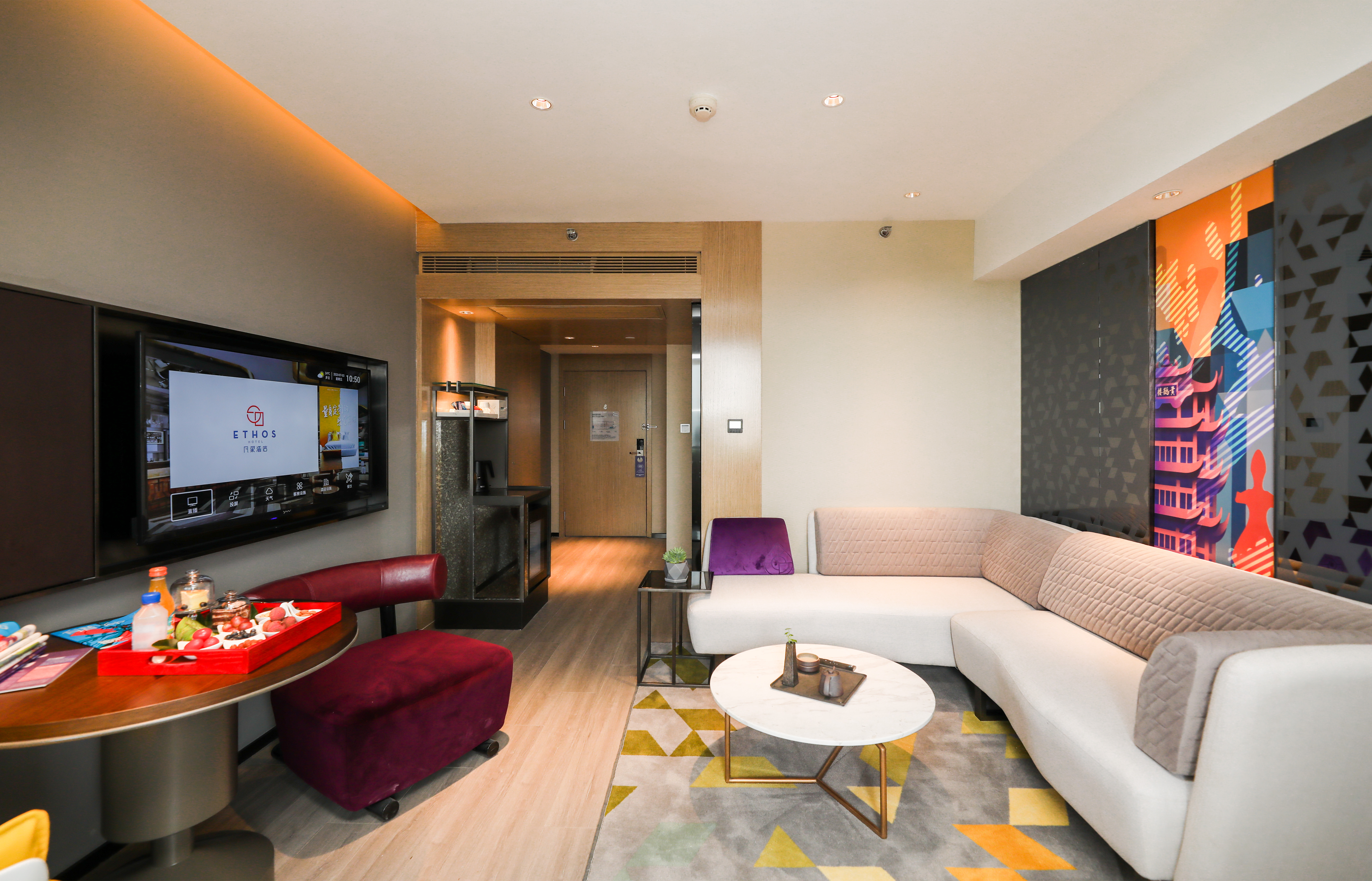 凡象智能床垫套房｜开放式双阳台+智能床垫+智能投屏+浴缸