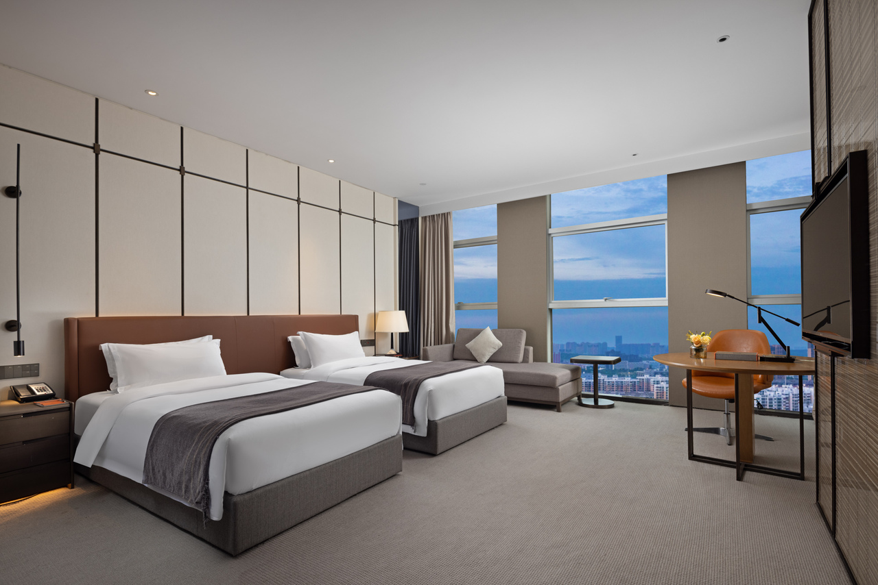 豪华双床房（金可儿床垫+浴缸+迷你冰箱）