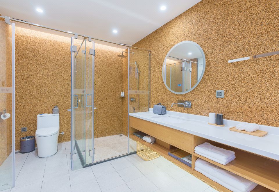 溪境大床房【全屋地暖+中央空调+会客空间】