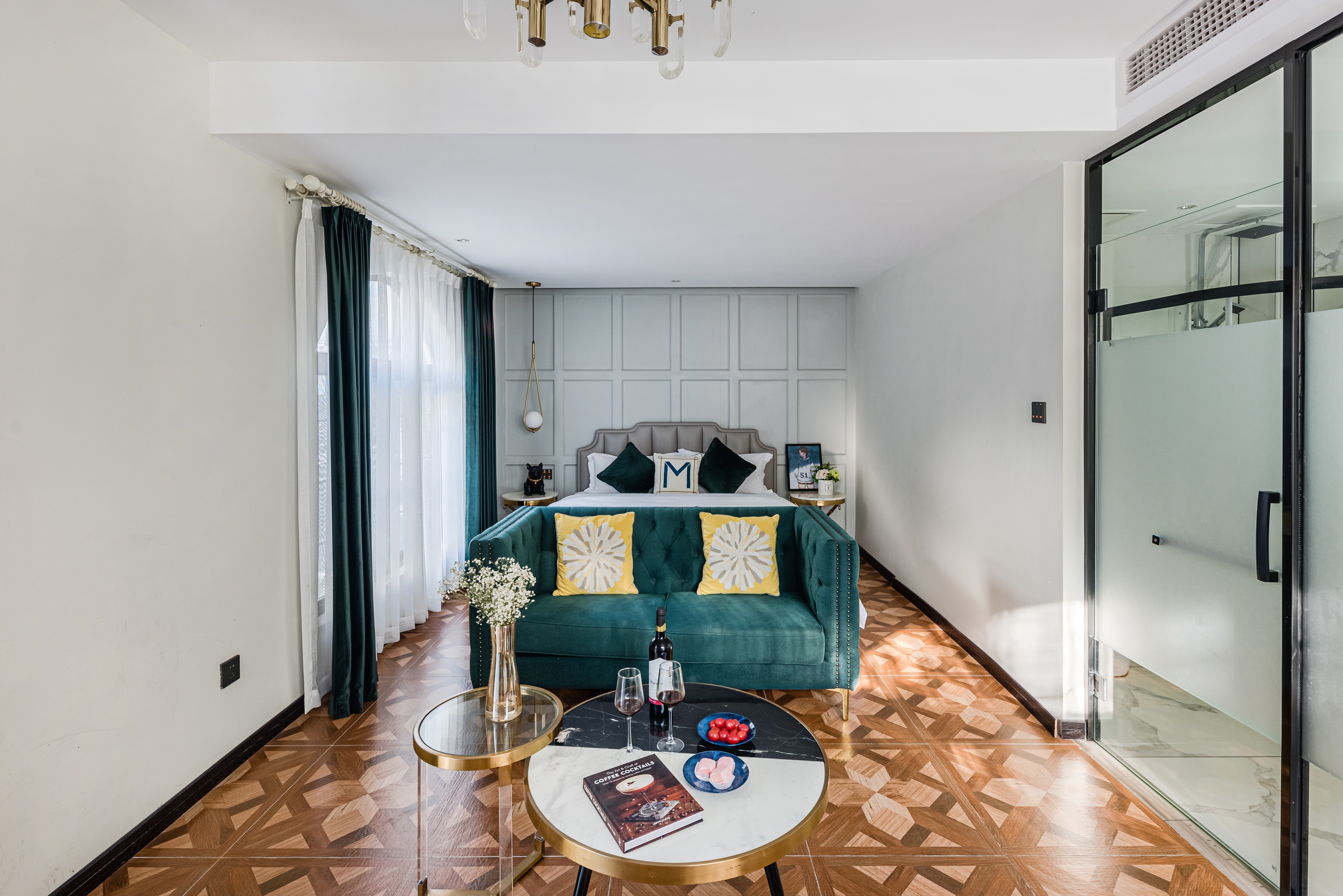 思海.露臺設計大床房