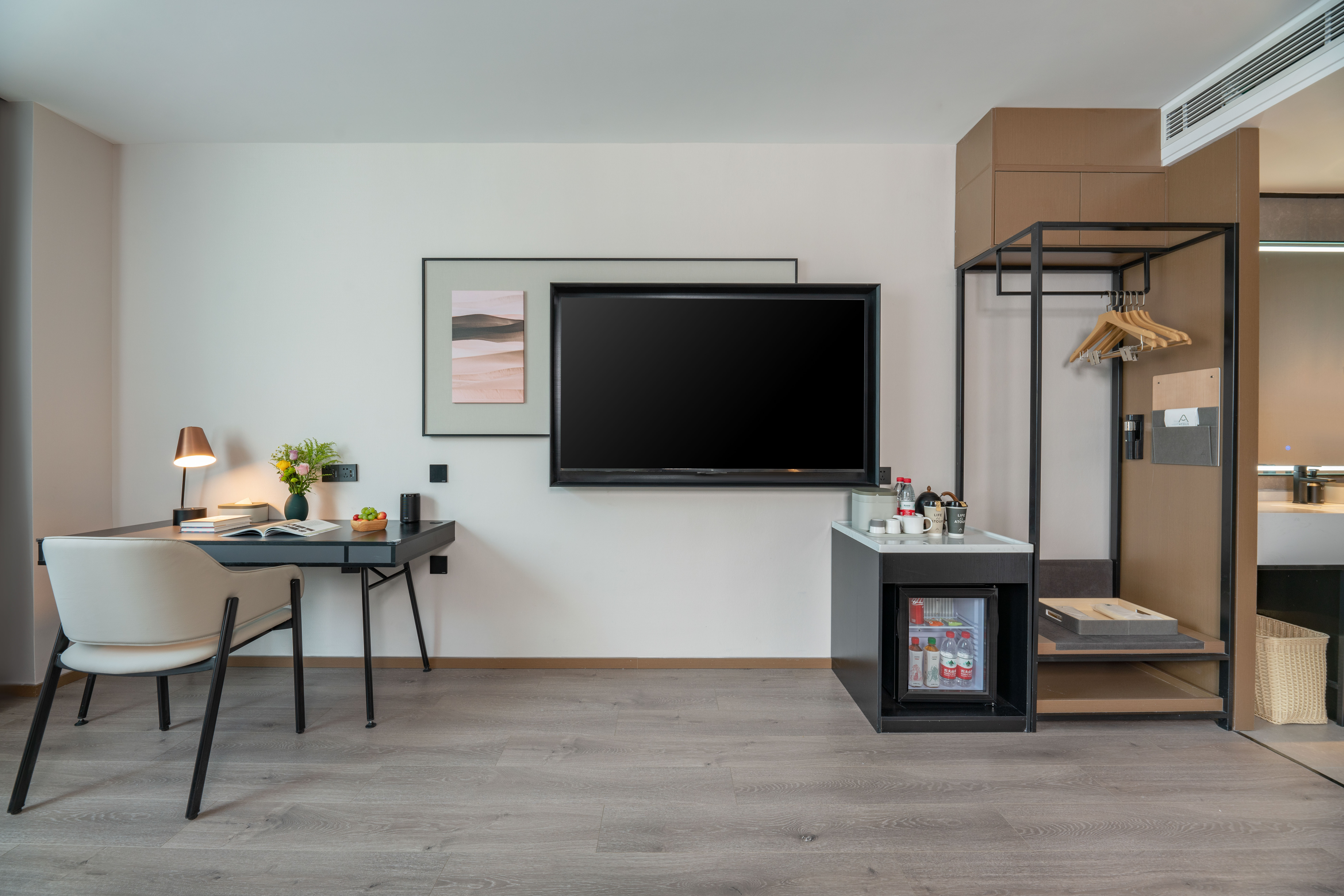 Atour Hotel Taifu Plaza South Ring Road Karamay几木双床房（全屋智能+迷你小冰箱）