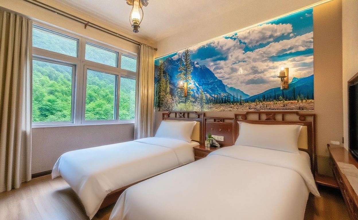 Yajiang Motel TibetDeluxe double bed room