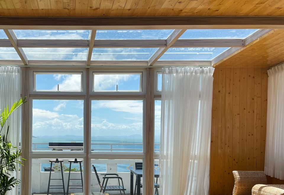 夜望·海景星空大床套房 | 獨立露臺·觀日落·茶空間