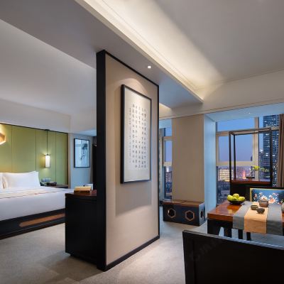 品位大床房（高空景觀+觀IFS+禪茶空間+慕思深睡床墊） 長沙品酒店優惠