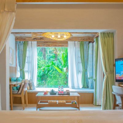 親水景觀温泉房（東南亞花園式+飄窗榻榻米+獨享私湯） 河源客天下.漣岸.禧悦莊温泉美宿優惠