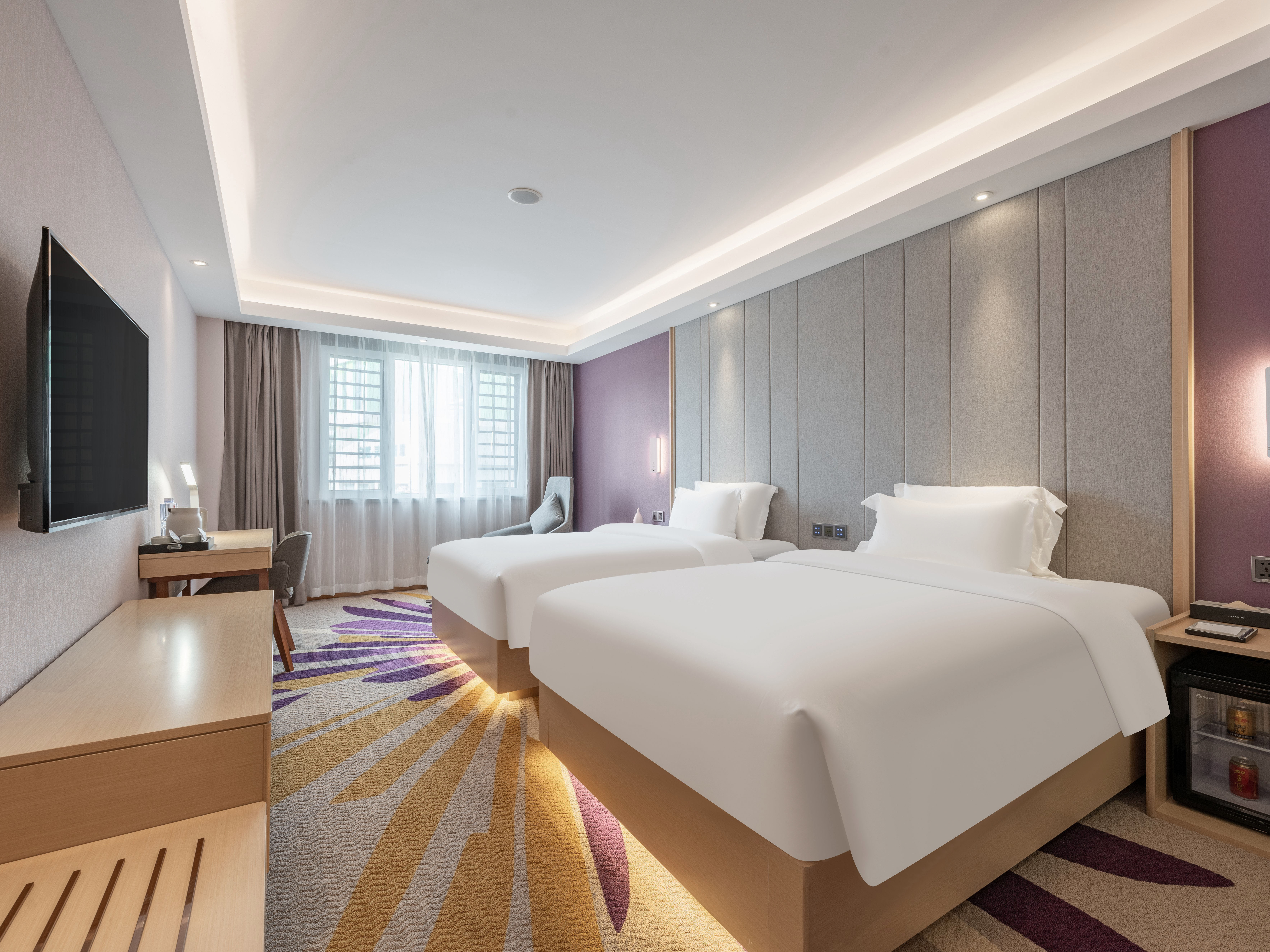 商务双床房（小冰箱-空气净化器）