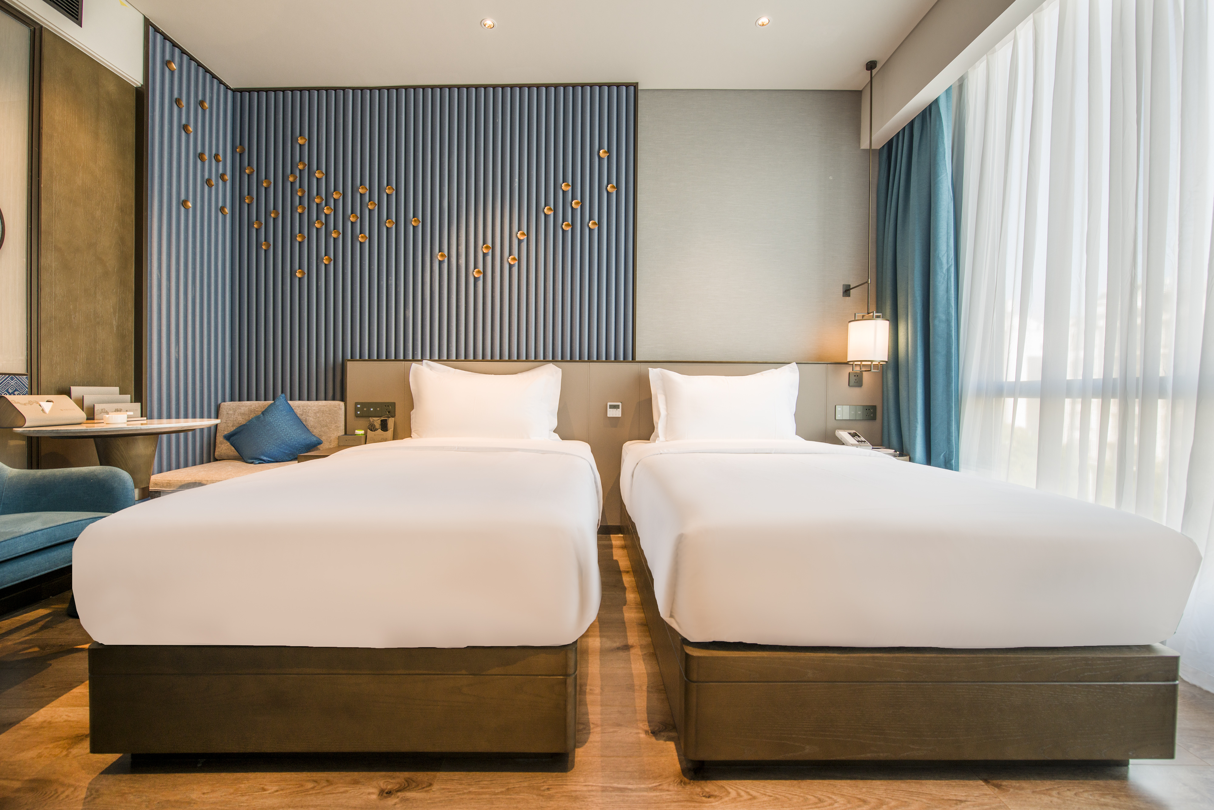 特惠双床房（迷你Bar＆街景落地窗）（2号楼）