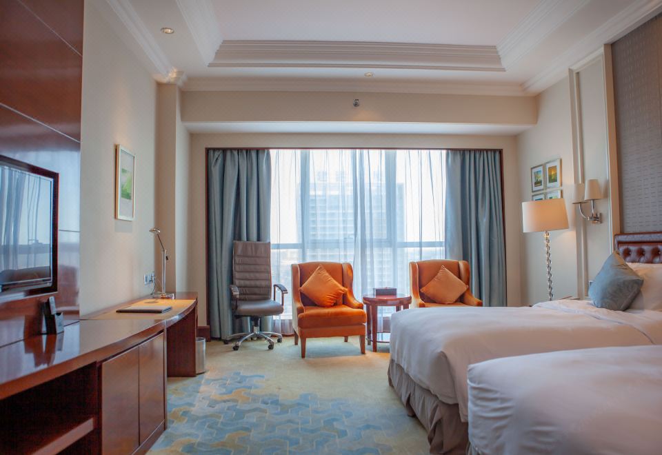 豪华城景双床房