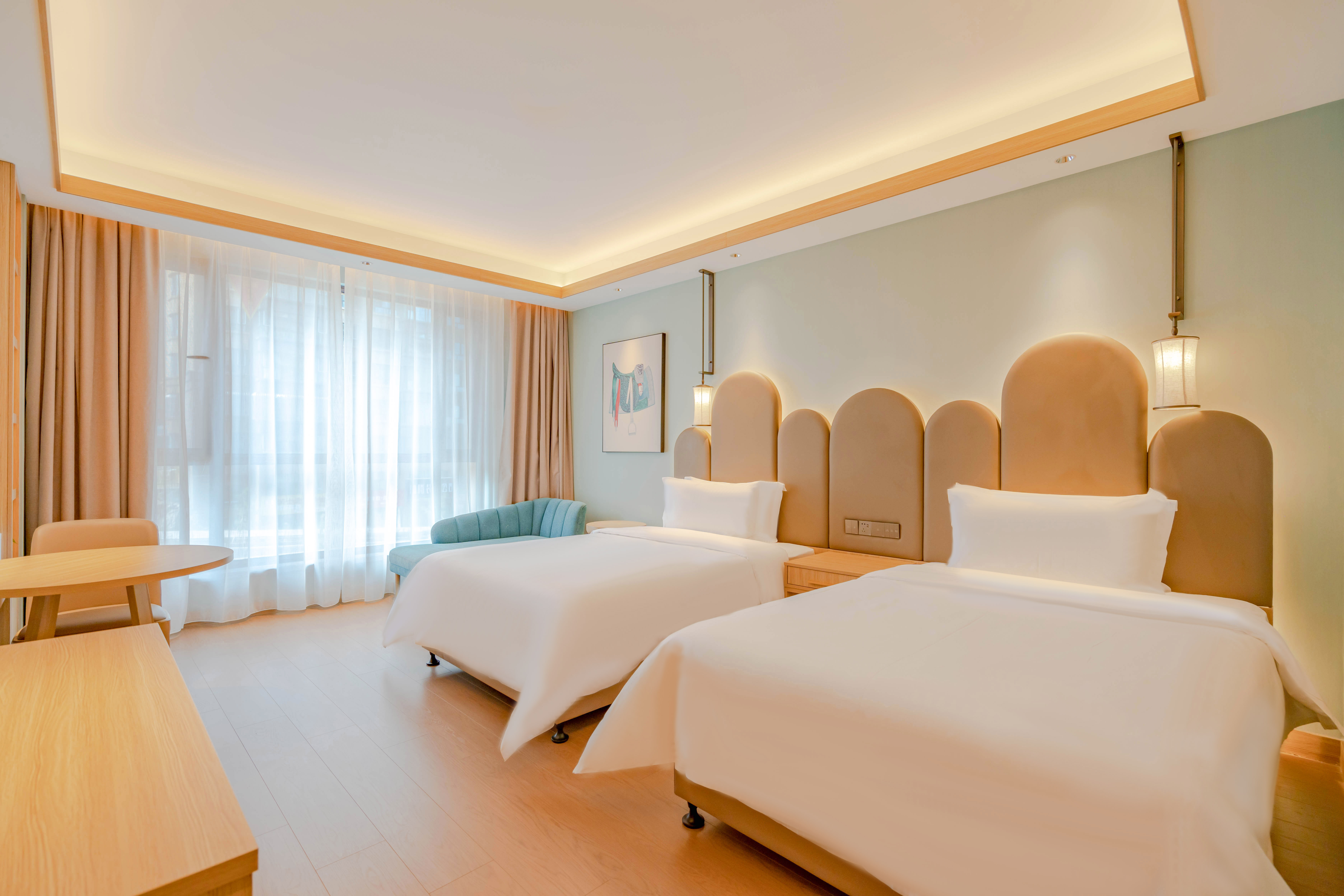 高级双床房（加湿器+金可儿舒睡床品+小冰箱）