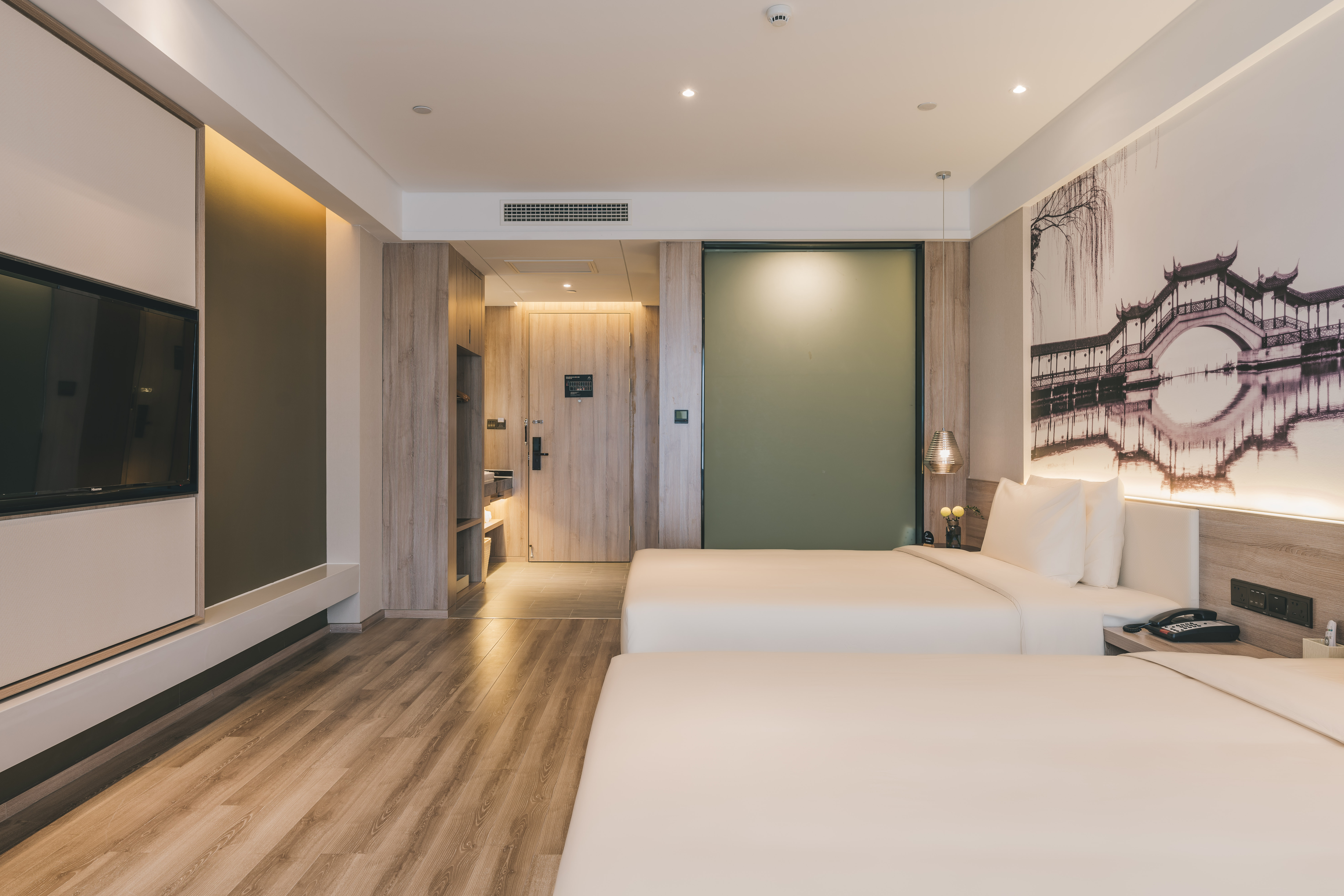 高级双床房（电视投屏）