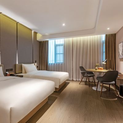 高級雙床房（Mini小冰箱+投屏電視） 廈門機場五緣灣亞朵飯店優惠