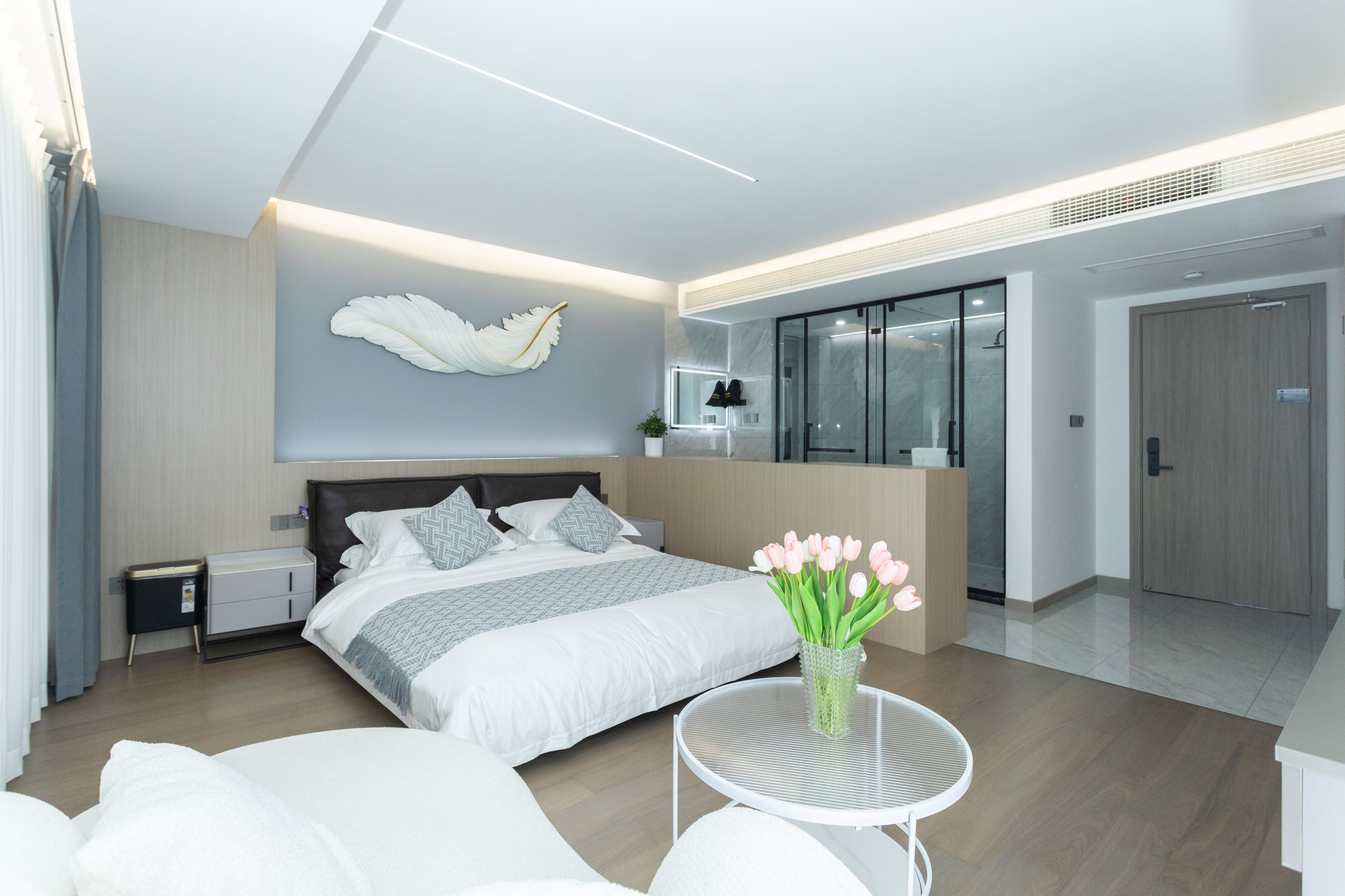 海棠·美式大床房『智能马桶+乳胶床垫』