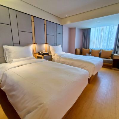 舒壓雙床房（舒壓床墊＋65寸可投屏電視） 全季飯店（重慶觀音橋步行街店）優惠