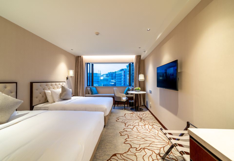 Friendship Hotel HangzhouBusiness City-view Twin  Room