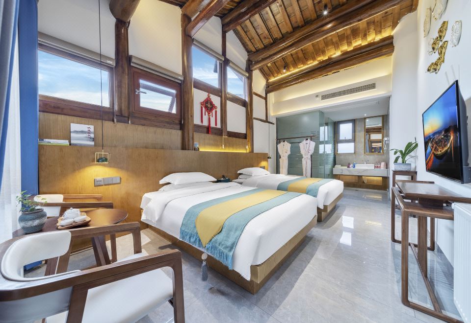 Gudao Cuyun Homestay Sunshine Room (2 Beds)-Floor Heating